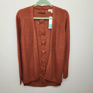 Knit Open Front Cardigan